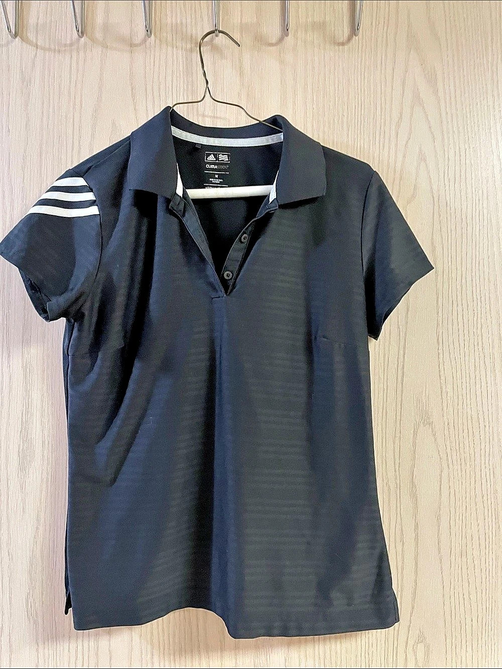 adidas Climacool Short Sleeve Polo Shirt Black